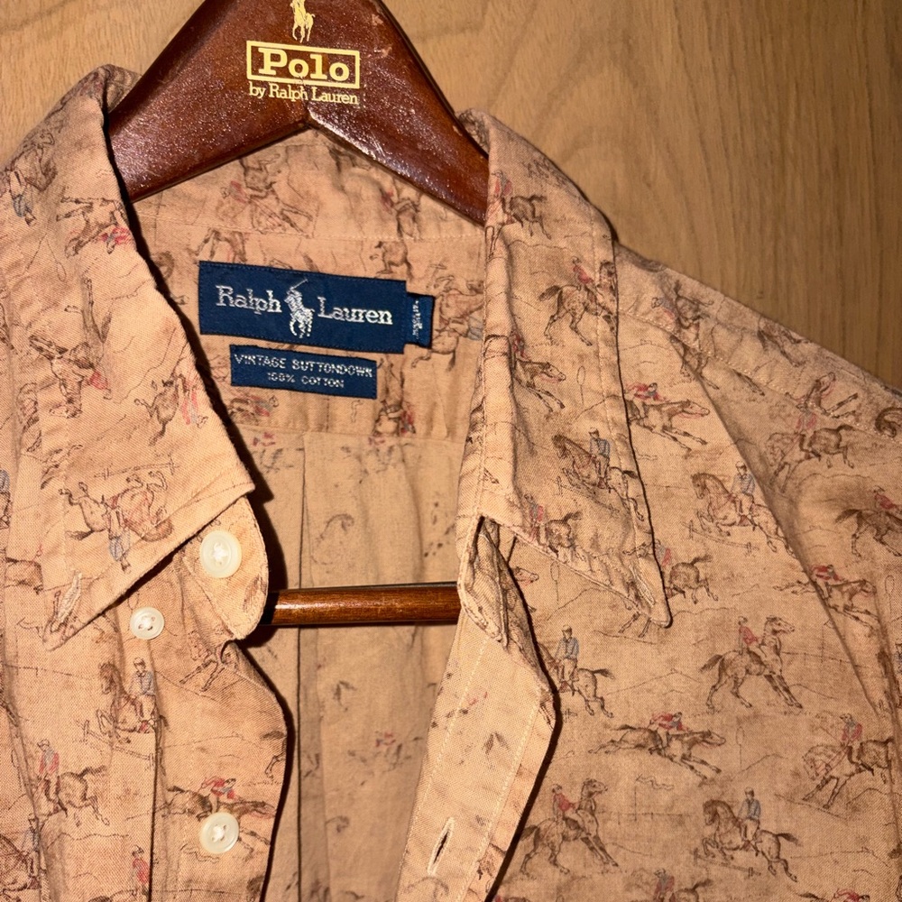 Ralph Lauren Vintage Equestrian Button Down Shirt